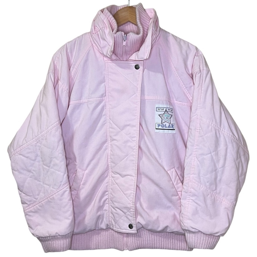 VTG 80s ALL AROUND THE WORLD CASUAL CLUB POLAR TRENDS Reversible Jacket